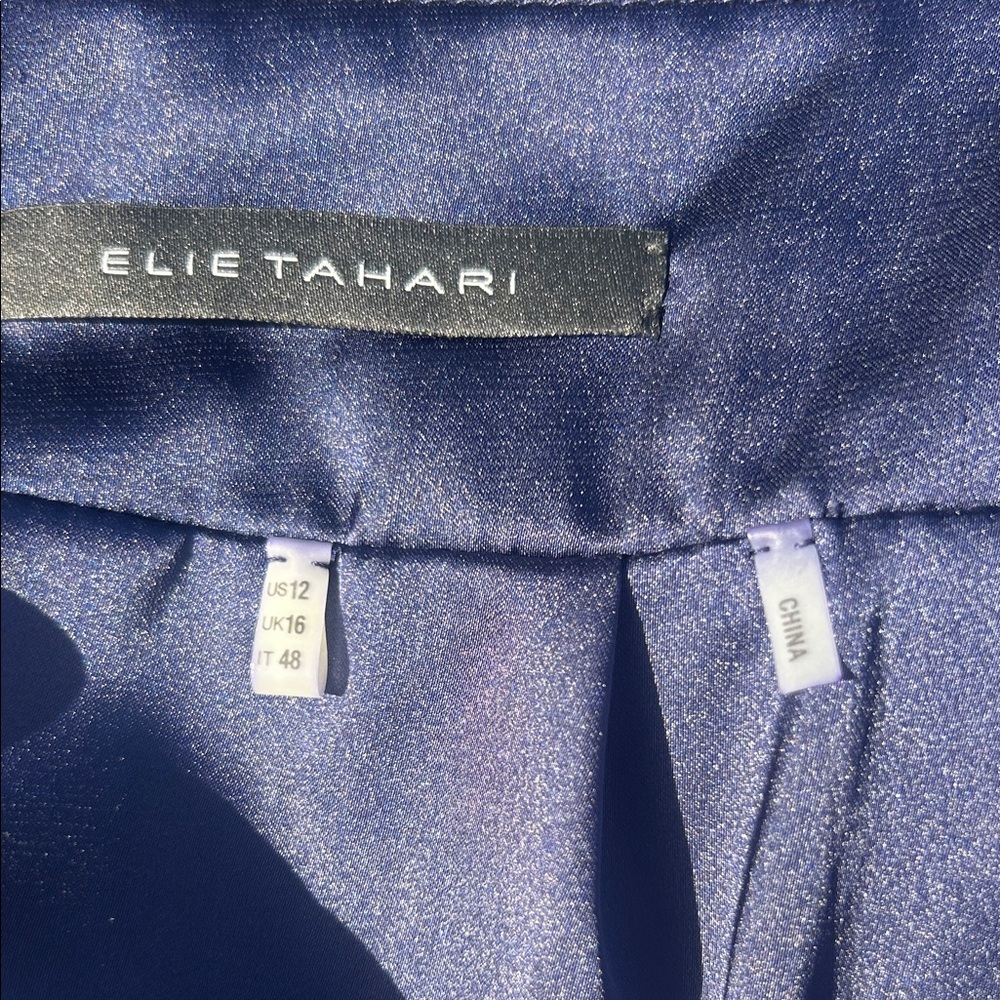 Elie Tahari 100% Lamb Leather Skirt - Picture 8 of 10